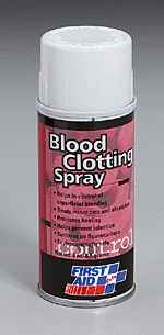 Blood clotting spray, 3 oz. can - 1 each 