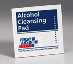 Alcohol cleansing pad