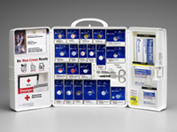 Large Food Industry First Aid Cabinet with SmartTab ezRefill System - Plastic