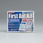 33 Piece all purpose school first aid kit, mini plastic case, 1 ea. 