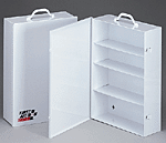 4 Shelf Industrial Cabinet w/Swing Out Door, 14-15/16"x21-7/8"x5-1/2" - 1 each