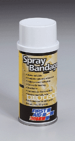 Spray on bandage, 3 oz. can