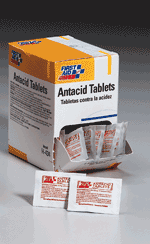 Antacid tablets, (sugar free), 2 per pack - 100 per box