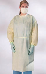 Disposable Isolation Gowns Fluid Resistant Multi-Ply