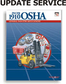 1910 OSHA General Industry Regulations Book 3 Year Update Service 