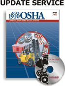 1910 OSHA General Industry Regulations Book & CD-ROM 3 Year Update Service