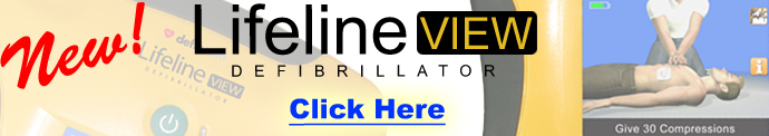 NEW! Defibtech Lifeline View AED