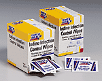 Povidone-iodine infection control wipe - 50 per box