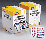 Antiseptic cleansing wipe