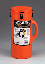 6'x5' Water-Jel® Fire Blanket-Plus in canister