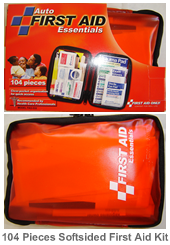 Auto First Aid kit, 104 piece