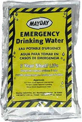 Emergency drinking water- Case of 100 bags