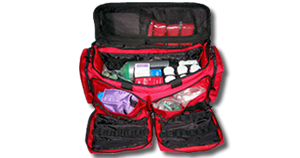 Deluxe O2 Trauma Bag (Red Contents)