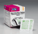 Anti-diarrhea tablets, 2 per pack - 100 per box 