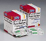 3/8"x1-1/2" Junior plastic bandage - 100 per box