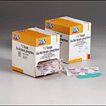 1"x3" Blue, metal detectable woven bandage - 100 per box 