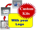Your own private label, custom kits with your logo