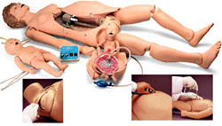 NOELLE™ Maternal and Neonatal Birthing Simulator with PEDI® Blue Neonate